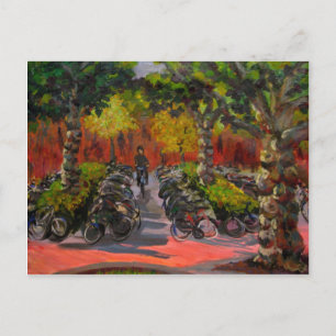 Carte Postale Parc à vélos