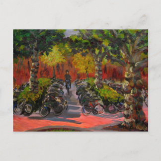Carte Postale Parc à vélos