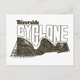 Carte Postale Parc d'attractions Riverside (aujourd'hui Six Flag