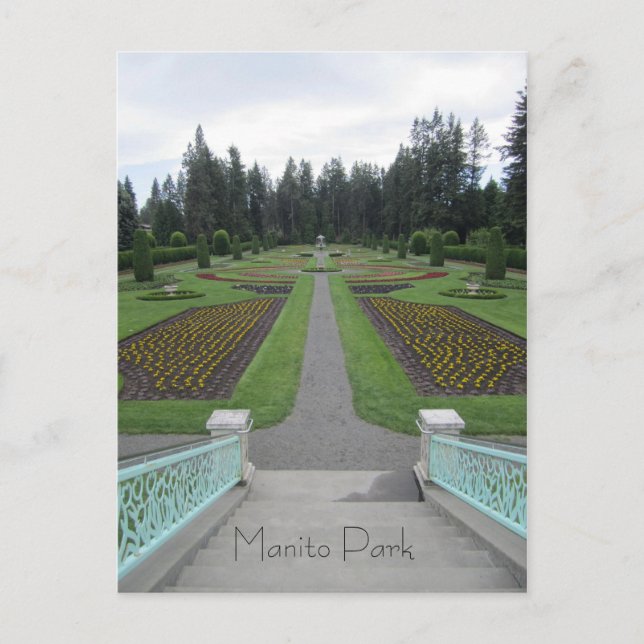 Carte Postale Parc de Manito (Devant)