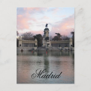 Carte Postale Parc de Retiro, Madrid, Espagne