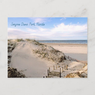 Carte Postale Parc des dunes de la plage de Floride Ponce Inlet 