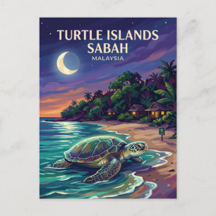 Carte Postale Parc des îles aux Tortues Malaisie