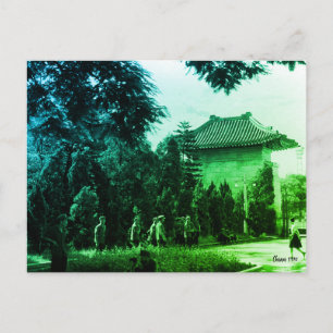 Carte Postale Parc des martyrs de Canton Chine ancienne