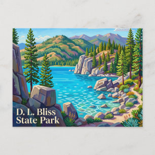 Carte Postale Parc d'État D. L. Bliss Californie