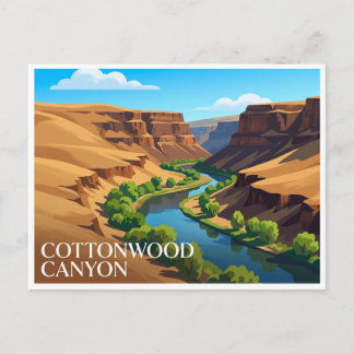 Carte Postale Parc d'État de Cottonwood Canyon Wasco Oregon
