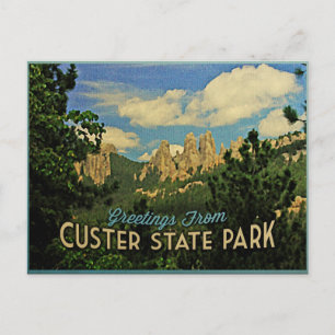 Carte Postale Parc d'état de Custer