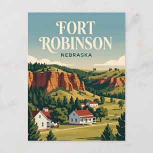 Carte Postale Parc d'État de Fort Robinson USA