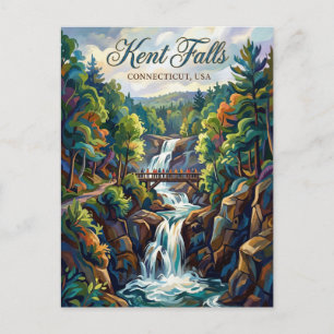 Carte Postale Parc d'État de Kent Falls Connecticut