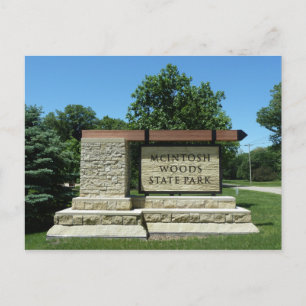 Carte Postale Parc d'État de McIntosh Woods, Iowa