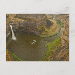 Carte Postale Parc d'État de Palouse Falls haut de 60 mètres en