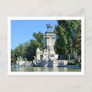 Carte Postale Parc du Retiro, Madrid, Espagne