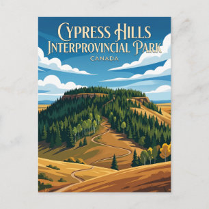 Carte Postale Parc interprovincial Cypress Hills Canada