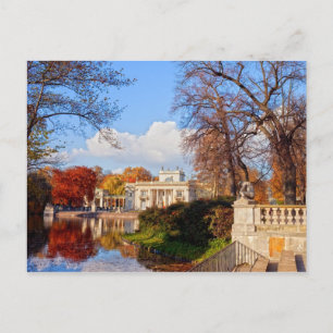Carte Postale Parc Lazienki à Varsovie