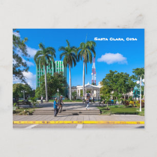 Carte Postale Parc Leoncio Vidal, Père Noël Clara, Cuba