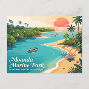 Carte Postale Parc marin de Moanda