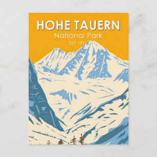 Carte Postale Parc national alpin Hohe Tauern Autriche vintage