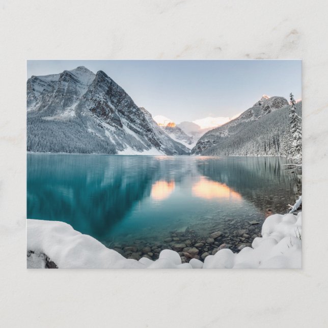Carte Postale Parc national Banff, Scène hivernale du Canada (Devant)