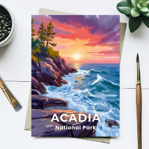 Carte Postale Parc national d'Acadia   Otter Cliffs Voyage dans 