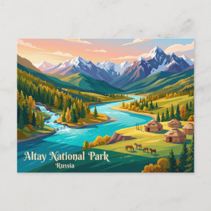 Carte Postale Parc national d'Altay Russie