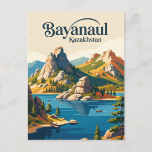 Carte Postale Parc national de Bayanaul Kazakhstan