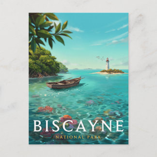 Carte Postale Parc national de Biscayne, Art du lagon tropical