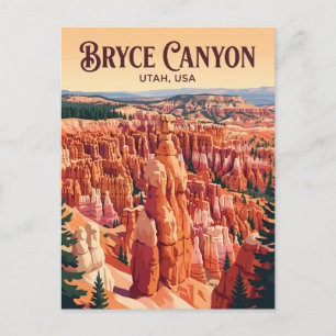 Carte Postale Parc national de Bryce Canyon USA