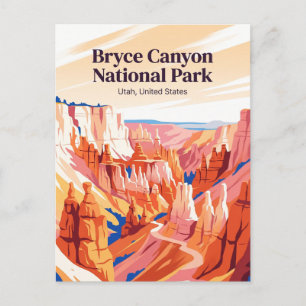 Carte Postale Parc national de Bryce Canyon Utah