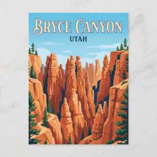 Carte Postale Parc national de Bryce Canyon Utah