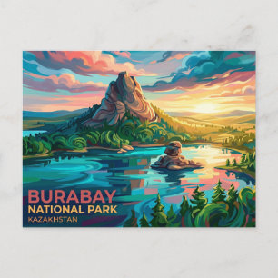 Carte Postale Parc national de Burabay Kazakhstan