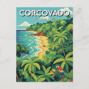 Carte Postale Parc national de Corcovado au Costa Rica