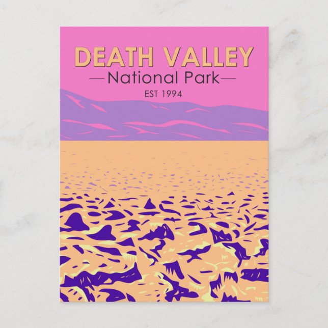 Carte Postale Parc national de Death Valley Golf du Devil (Devant)