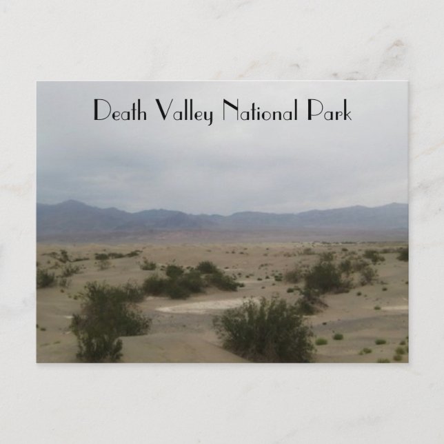 Carte Postale Parc national de Death Valley Photo d'art (Devant)