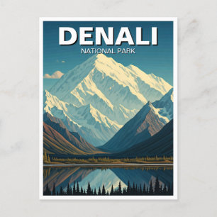 Carte Postale Parc national de Denali - Alaska Travel