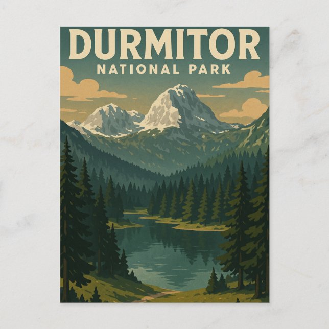 Carte Postale Parc national de Durmitor (Devant)