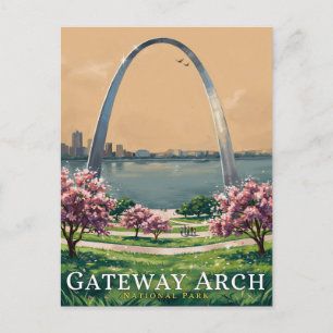 Carte Postale Parc national de Gateway Arch Scénique