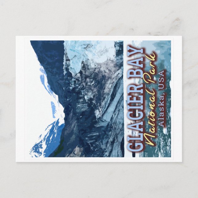 CARTE POSTALE PARC NATIONAL DE GLACIER BAY - ALASKA ÉTATS-UNIS (Devant)
