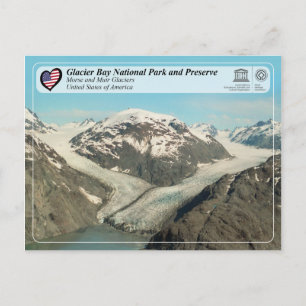 Carte Postale Parc national de Glacier Bay - Glacier Morse et Mu