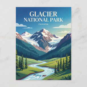 Carte Postale Parc national de Glacier, Colombie-Britannique Can