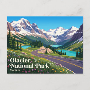 Carte Postale Parc national de Glacier Montana