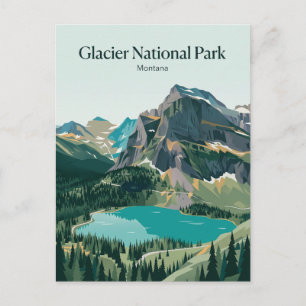 Carte Postale Parc national de Glacier Montana