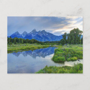 Carte Postale Parc national de Grand Teton au coucher du soleil