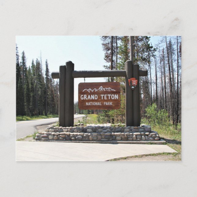 Carte Postale Parc national de Grand Teton, Parc national des Ét (Devant)