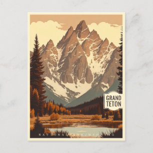 Carte Postale Parc national de Grand Teton Wyoming