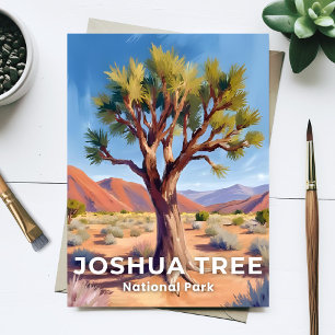 Carte Postale Parc national de Joshua Tree Californie Voyage Art