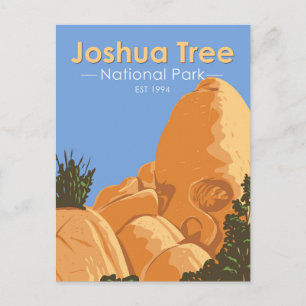 Carte Postale Parc national de Joshua Tree Skull Rock Californie