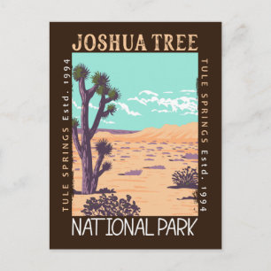 Carte Postale Parc national de Joshua Tree Tule Springs en détre