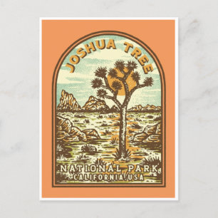 Carte Postale Parc national de Joshua Tree Tule Springs Vintage