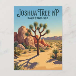 Carte Postale Parc national de Joshua Tree USA
