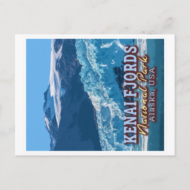 CARTE POSTALE PARC NATIONAL DE KENAI FJORDS - ALASKA ÉTATS-UNIS (Devant)
